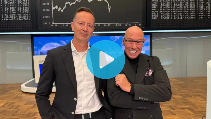 Vimeo: Primus Valor Vorstand Gordon Grundler an der Frankfurter Börse